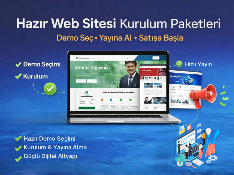 Hazır Web Sitesi Kurulum Paketi